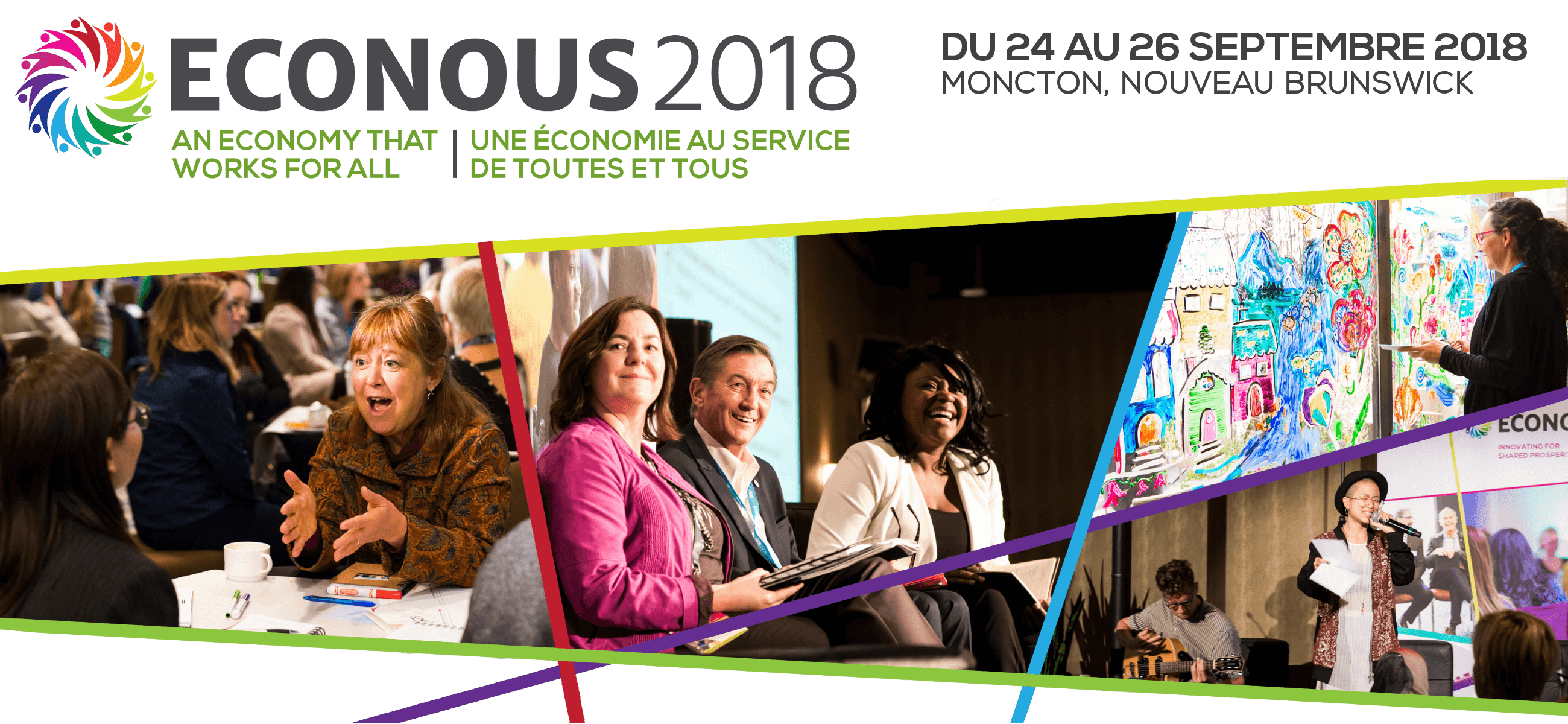 EcoNous2018 : une économie au service de toutes et tous (du 24 au 26 septembre 2018 | Moncton, N.-B.)