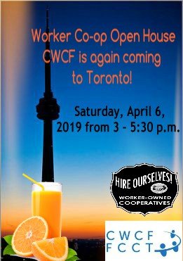 Worker Co-op Open House is again coming to Toronto!